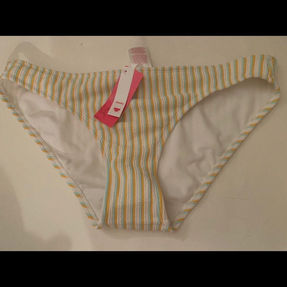 NWT Striped bikini top and bottomTarget